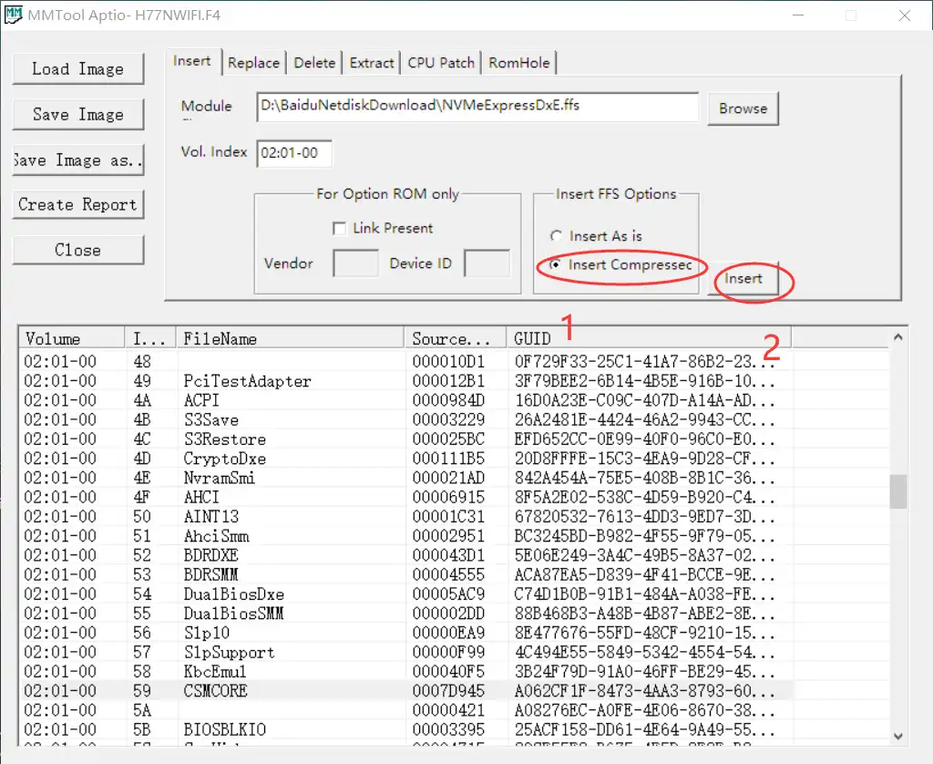 BIOS添加nvme模块实现pcie启动操作系统